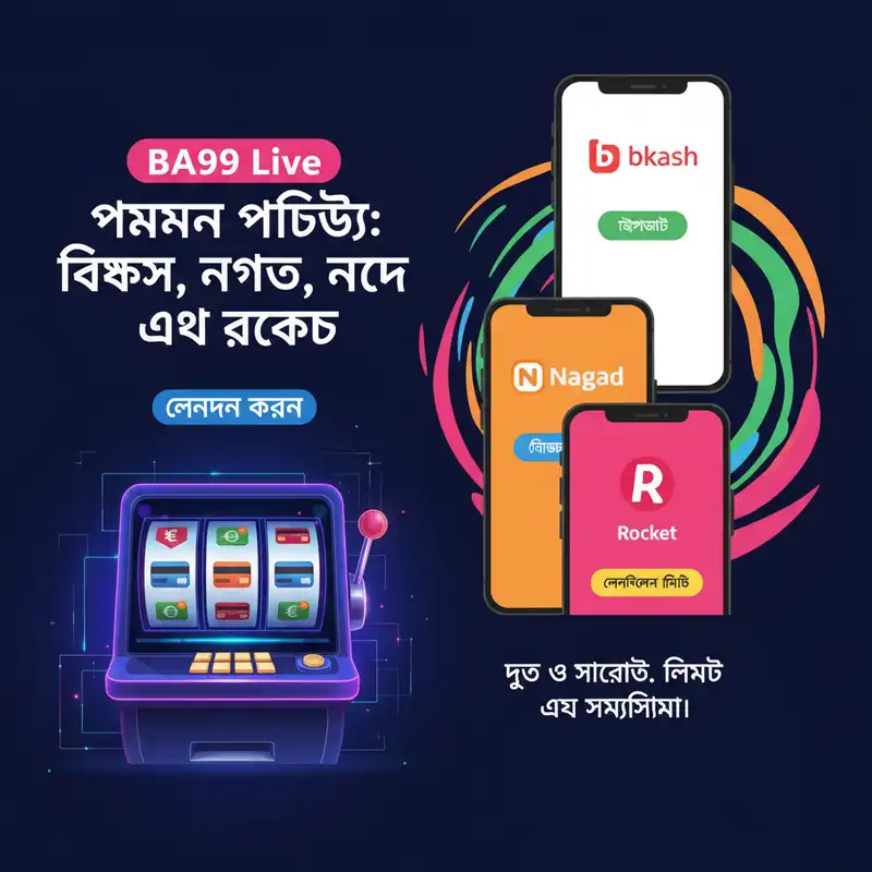 BA99 Live পেমেন্ট পদ্ধতি বিকাশ নগদ রকেট